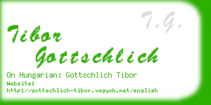 tibor gottschlich business card